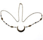 Retro Gothic Style Hollow Moon Pattern Accessories Head Chain