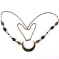 Retro Gothic Style Hollow Moon Pattern Accessories Head Chain