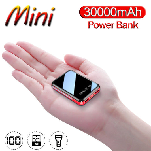 Power Bank 30000mAh Mini Portable Phone Fast Charger USB - 图片 1
