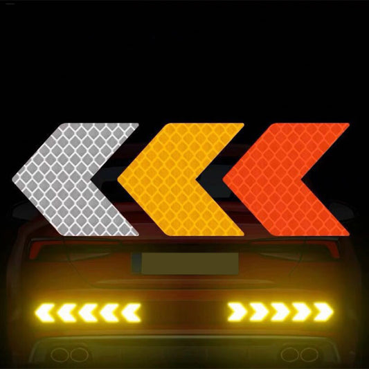 Car Electric Motorcycle Body Decoration Modified Arrow Reflective Sticker 1614921801098