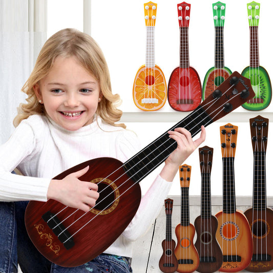 Retro Guitar Toys Children's Interest Training Musical Toys 1614927098324