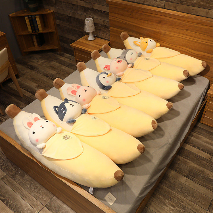 Creative Peeling Banana Plush Toy 1614930341547