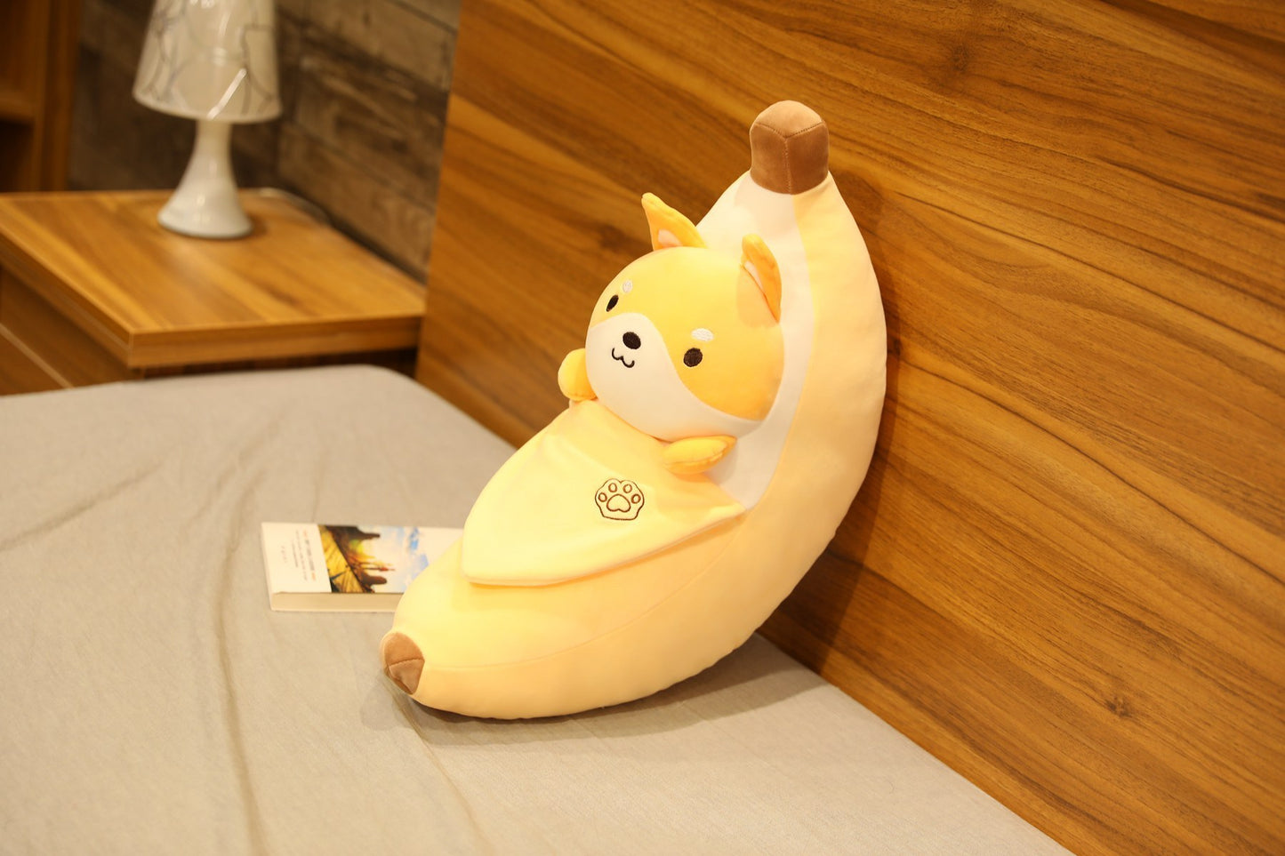 Creative Peeling Banana Plush Toy 1614930341796