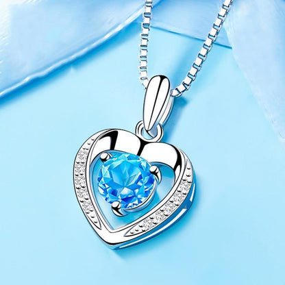 New Platinum Plated Silver Pendant
