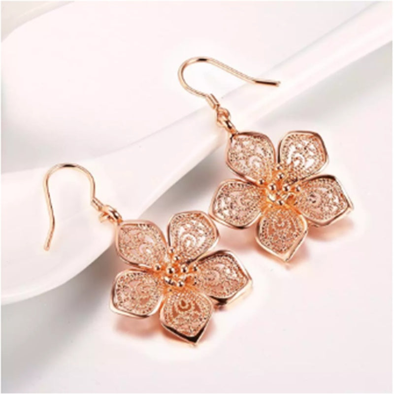 European and American Rose Gold Vintage Earrings Fashion Trend 1614945471724