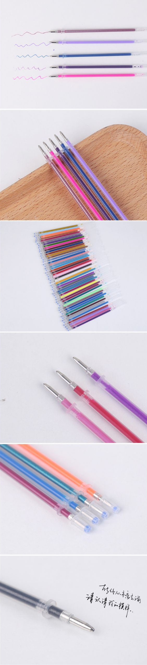 Glittering Gel 48-Color Fluorescent High-Gloss Hand Account Refill - 图片 3