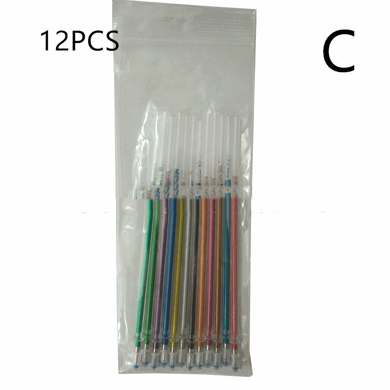 Glittering Gel 48-Color Fluorescent High-Gloss Hand Account Refill - 图片 6