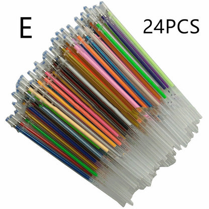 Glittering Gel 48-Color Fluorescent High-Gloss Hand Account Refill - 图片 8