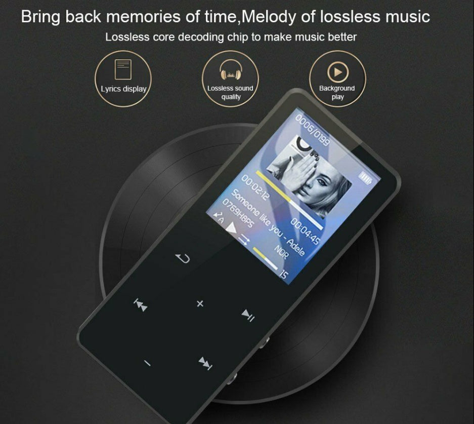 Card Touch Screen Bluetooth External Mini Walkman 1615083307974