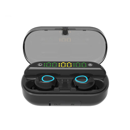Wireless Bluetooth Headset Binaural Mini Mini In-Earbud Style 1615087042385