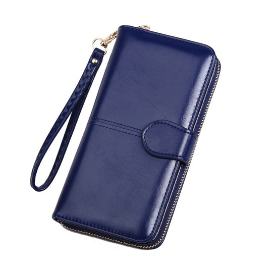 Hot Sale Zipper Long Wallet Coin Purse Leather Women 1615101824592