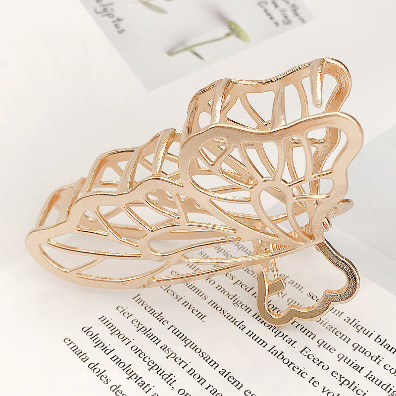 Korea Simple Large Metal Butterfly Hairpin 1615109231615