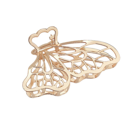 Korea Simple Large Metal Butterfly Hairpin 1615109231645