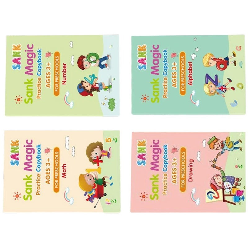 Full English Version Of Calligraphy Stickers Children Copybook 1615189945435