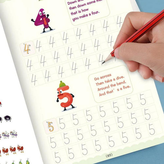 Full English Version Of Calligraphy Stickers Children Copybook 1615189945473