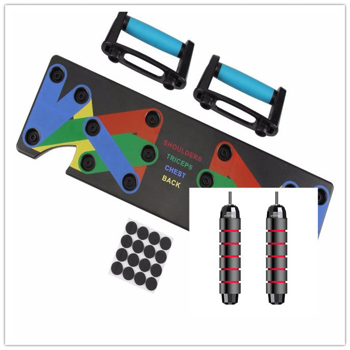 Push Up Rack Edge 9 in 1 Body Building Exercise Fitness Tools Women Men Push-Up Display Shelves and Raisers For GYM Training 