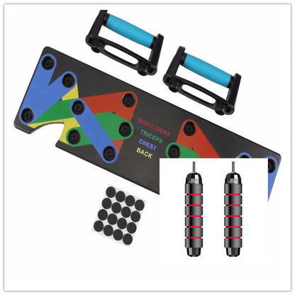 Push Up Rack Edge 9 in 1 Body Building Exercise Fitness Tools Women Men Push-Up Display Shelves and Raisers For GYM Training 