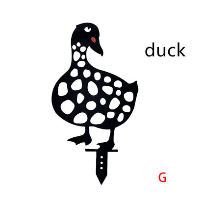 Chicken Yard Art Outdoor Garden Back Yard Gazon Stakes Hen Yard Decor 1615368029590