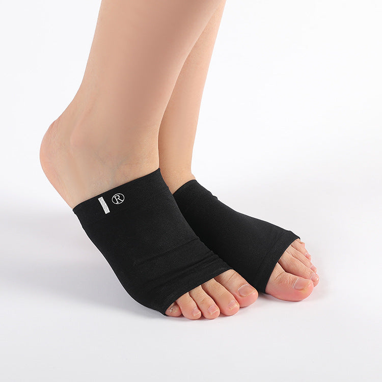 Elastic Fabric Arch Pad Foot Care Soft Shock Absorbing Bandage Arch Socks 1615371836139