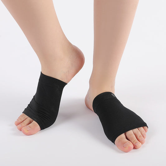 Elastic Fabric Arch Pad Foot Care Soft Shock Absorbing Bandage Arch Socks 1615371836141