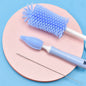 Baby Silicone Baby Bottle Brush Straw Scrubbing Baby Bottle Brush Cleaning 1615511760315