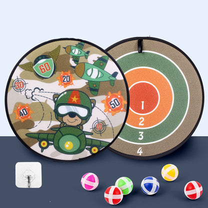 Spot Wholesale Children's Sticky Ball Dart Board Cartoon Fun Dart Board Plus Velvet A Variety Of Creative Cartoon 16155197824