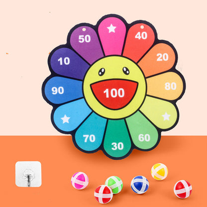 Spot Wholesale Children's Sticky Ball Dart Board Cartoon Fun Dart Board Plus Velvet A Variety Of Creative Cartoon 16155197824