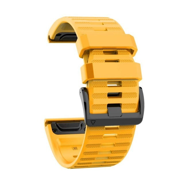 For Garmin Fenix 6X 6 Pro 3HR 5 5X Quick Fit Silicone Watch Band Strap 26MM 22MM 1615520169611