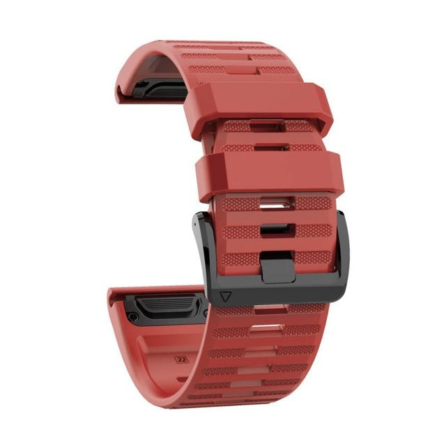 For Garmin Fenix 6X 6 Pro 3HR 5 5X Quick Fit Silicone Watch Band Strap 26MM 22MM 1615520169935