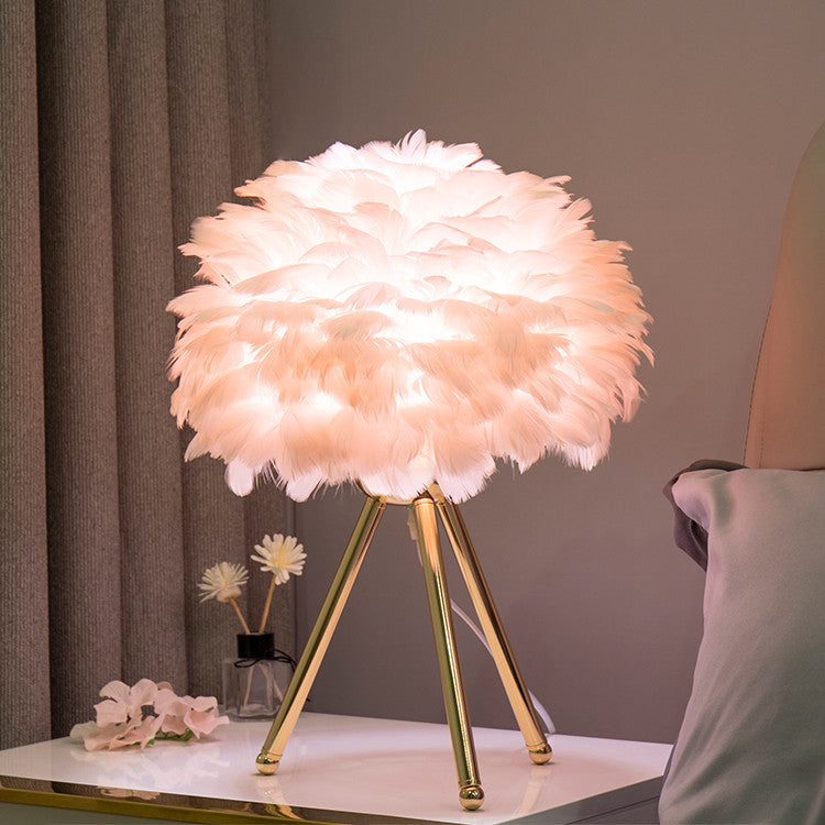 Bedroom Bedside Lamp Nordic Ins Girl American Style 1615616793208