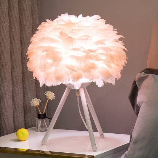Bedroom Bedside Lamp Nordic Ins Girl American Style 1615616793220