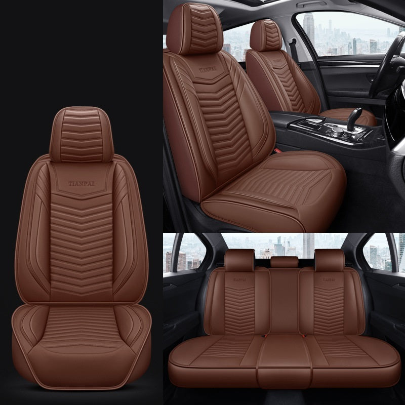 All Seasons Full Surround Seat Cover Leather Seat Cover Net Red Seat Cushion 1615619106244
