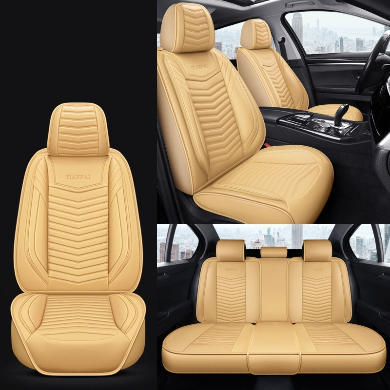 All Seasons Full Surround Seat Cover Leather Seat Cover Net Red Seat Cushion 1615619106260