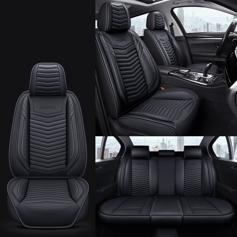 All Seasons Full Surround Seat Cover Leather Seat Cover Net Red Seat Cushion 1615619186568