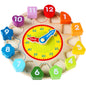 Digital Clock Wooden Cognitive Learning Alarm Clock Early Education Educational Toys For Children 1615705872092