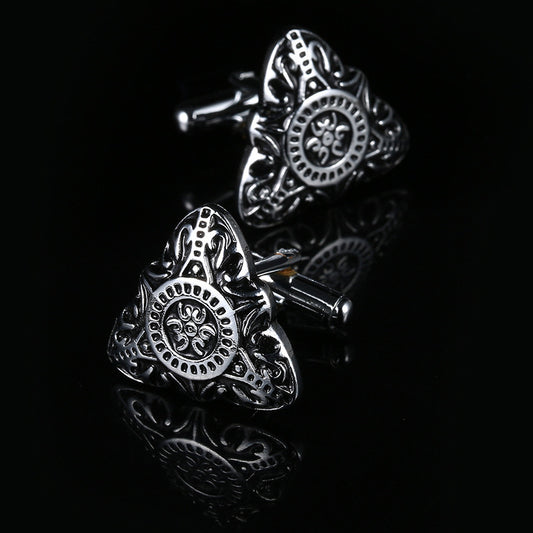 Palace Vintage French Decorative Pattern Men's French Cuff Nails 1615798553903