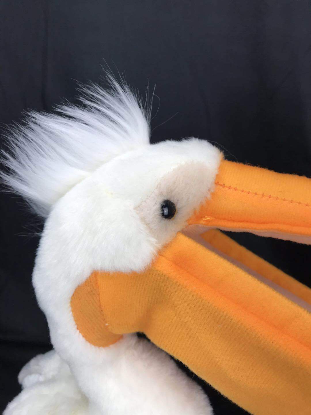 Simulation Long-Beaked Personality Bird Plush Doll Dipping Fish Pelican Plush Toy 1615810973182