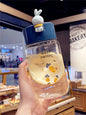Creative Fresh Mori Rabbit Glass Girl Student Portable Cute Water Cup 1615858565354