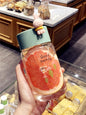 Creative Fresh Mori Rabbit Glass Girl Student Portable Cute Water Cup 1615858565356