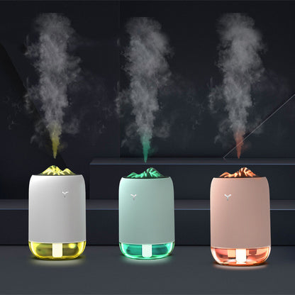 Magic Flame Humidifier Home Car Atomizer Mini Aroma Diffuser Desktop Home Office Supplies 1615859298398