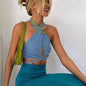 Women Y2k Corset Camisole Cropped Bustier Top Fashion Solid Vest 1615898533305