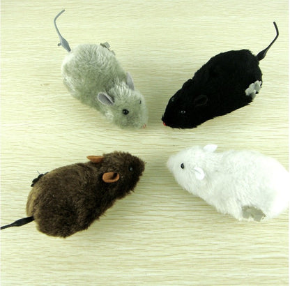 Clockwork Spring Power Plush Mouse 1615947443217