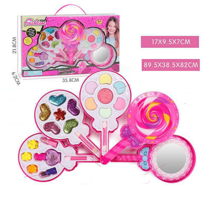 Kids Cosmetics Make Up Set Washable Beauty Makeup Box 1616051503550