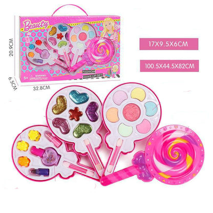 Kids Cosmetics Make Up Set Washable Beauty Makeup Box 1616051503557