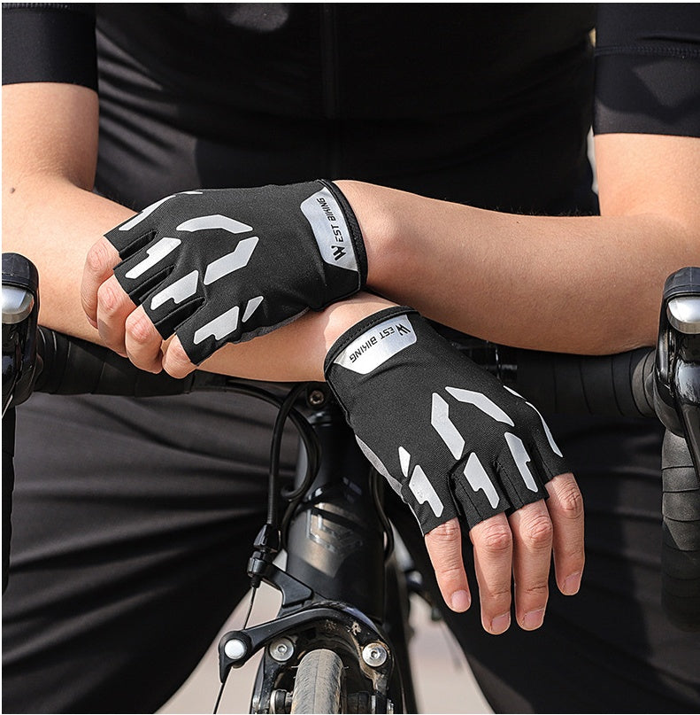 Reflective Short Fingers For Bicycle Gloves 1616115637169