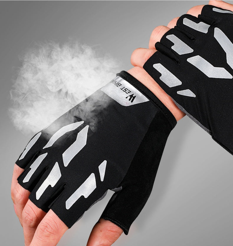 Reflective Short Fingers For Bicycle Gloves 1616115637173
