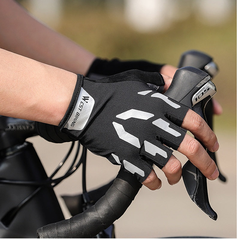 Reflective Short Fingers For Bicycle Gloves 1616115637175