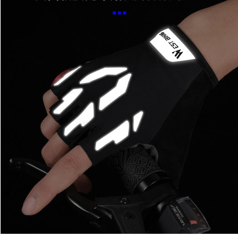 Reflective Short Fingers For Bicycle Gloves 1616115637186