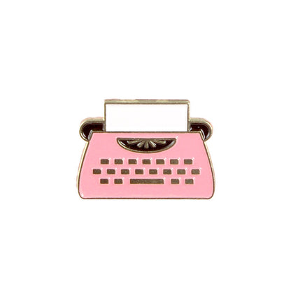 Foreign Trade Cross-Border New Product Brooch Cartoon Enamel Typewriter Retro Punk Fax Machine Brooch Halloween Gift 16161191