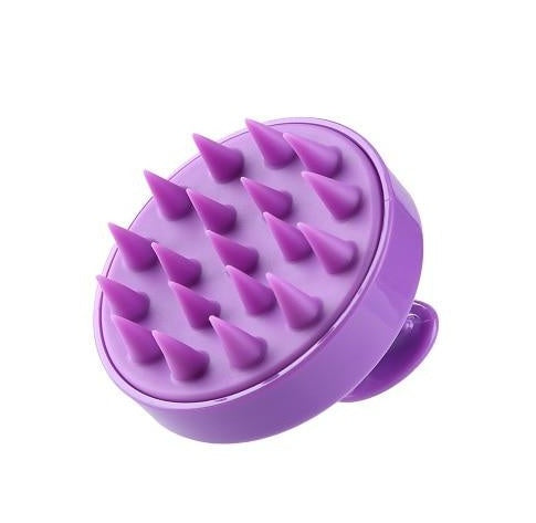 Silicone Shampoo Brush Massage Scalp Hair Brush 1616280449787